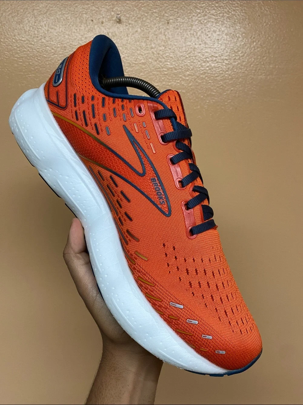 Brooks Glycerin 20 Men's Running Sneakers “Orange/Titan/Flame” Size 12.5 Medium